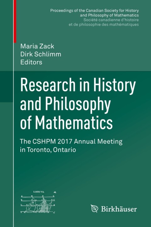Cover image for book Research in History and Philosophy of Mathematics