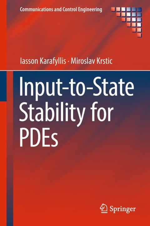 Cover image for book Input-to-State Stability for PDEs