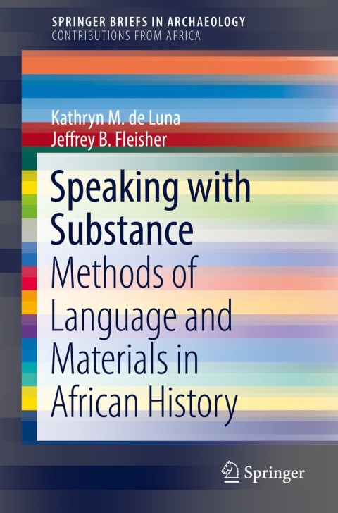 Cover image for book Speaking with Substance