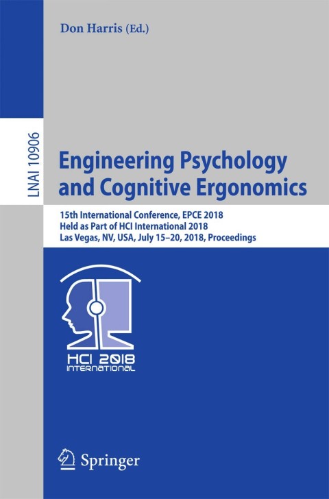 Cover image for book Engineering Psychology and Cognitive Ergonomics