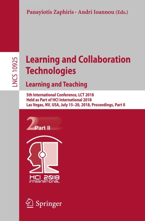 Cover image for book Learning and Collaboration Technologies. Learning and Teaching