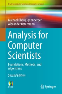 صورة الغلاف: Analysis for Computer Scientists 2nd edition 9783319911540