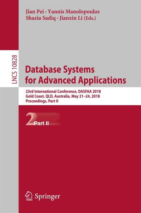 Cover image for book Database Systems for Advanced Applications