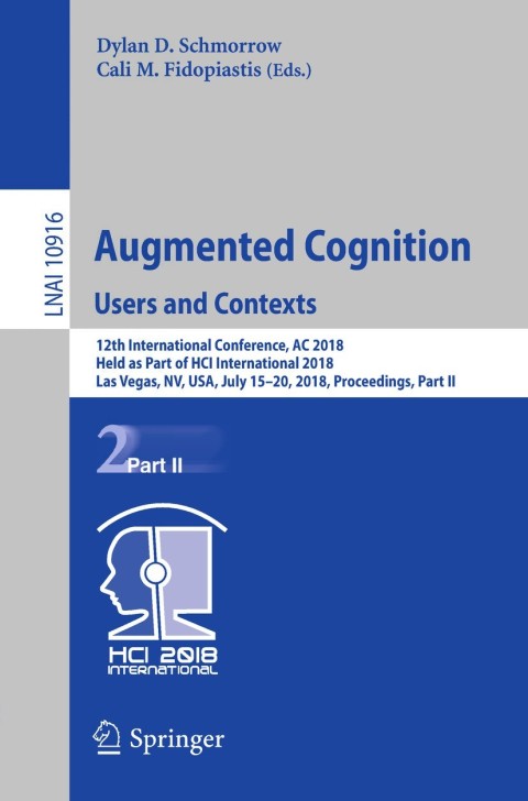 Cover image for book Augmented Cognition: Users and Contexts