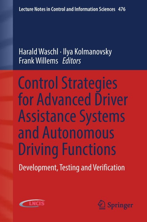 Cover image for book Control Strategies for Advanced Driver Assistance Systems and Autonomous Driving Functions