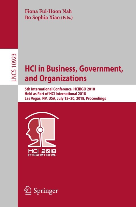 Cover image for book HCI in Business, Government, and Organizations