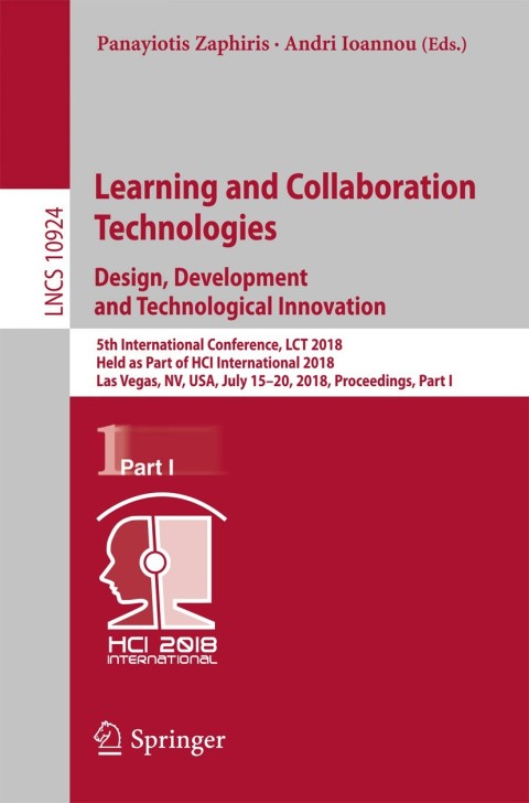 Cover image for book Learning and Collaboration Technologies. Design, Development and Technological Innovation