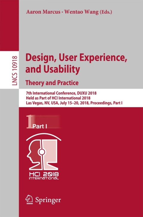 Cover image for book Design, User Experience, and Usability: Theory and Practice