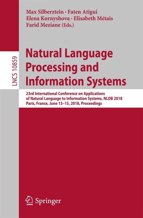Cover image for book Natural Language Processing and Information Systems