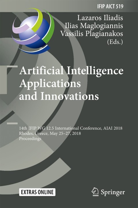 Cover image for book Artificial Intelligence Applications and Innovations