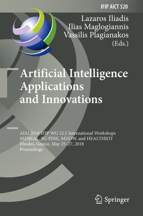 Cover image for book Artificial Intelligence Applications and Innovations