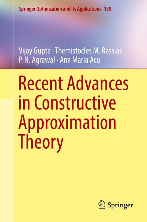 Cover image for book Recent Advances in Constructive Approximation Theory