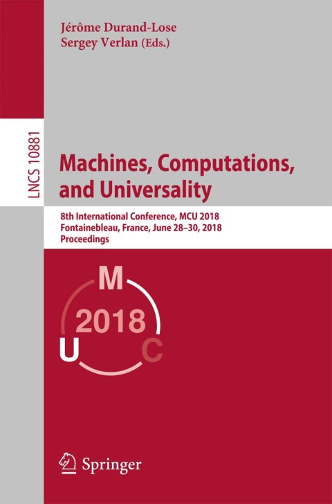 Cover image for book Machines, Computations, and Universality