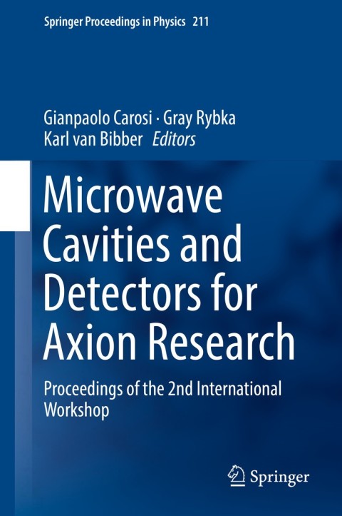 Cover image for book Microwave Cavities and Detectors for Axion Research