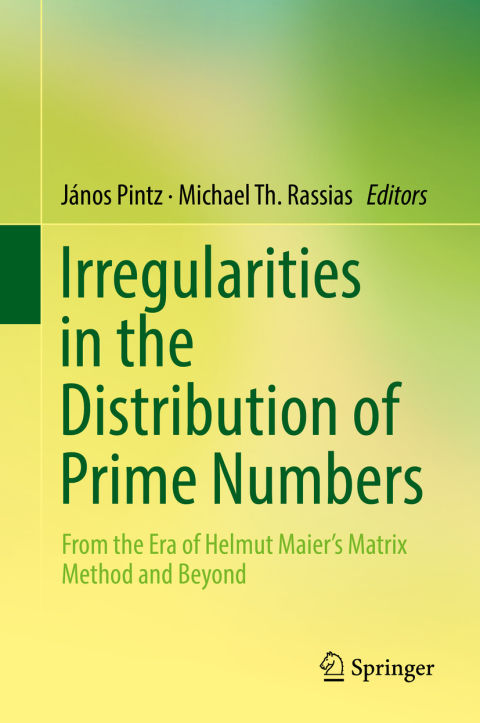Cover image for book Irregularities in the Distribution of Prime Numbers