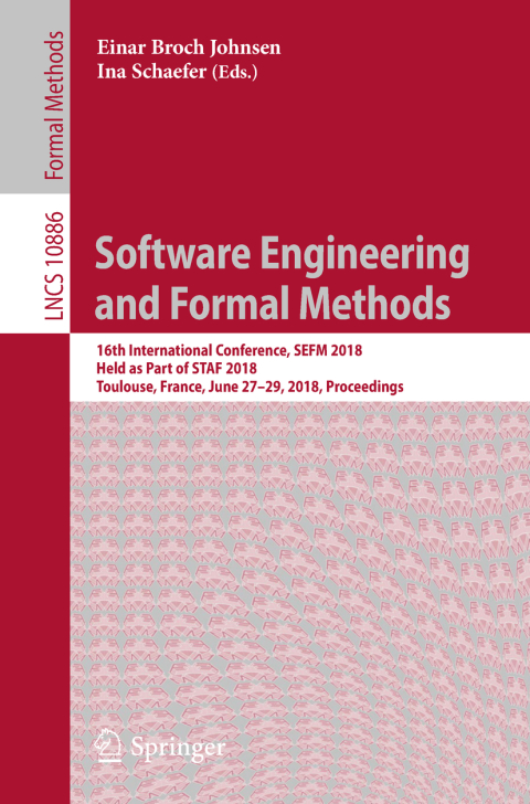 Cover image for book Software Engineering and Formal Methods