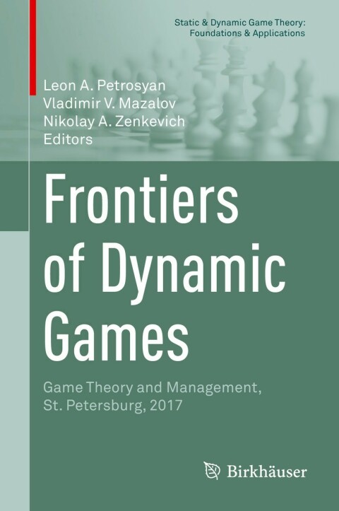 Cover image for book Frontiers of Dynamic Games