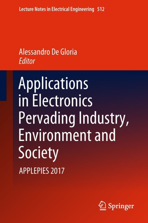 Cover image for book Applications in Electronics Pervading Industry, Environment and Society