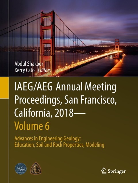 Cover image for book IAEG/AEG Annual Meeting Proceedings, San Francisco, California, 2018—Volume 6