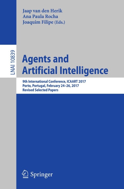 Cover image for book Agents and Artificial Intelligence