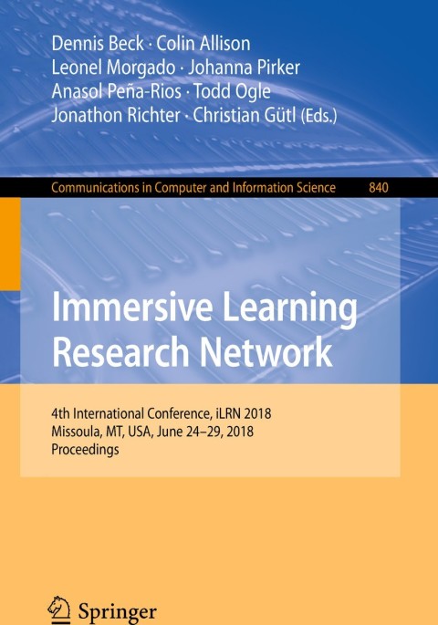 Cover image for book Immersive Learning Research Network