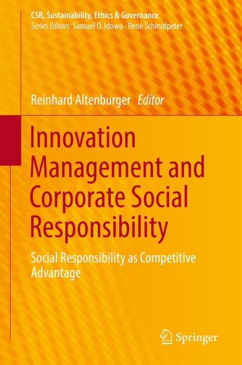 Cover image for book Innovation Management and Corporate Social Responsibility