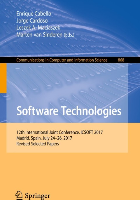 Cover image for book Software Technologies
