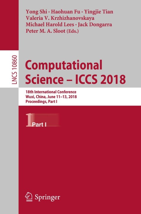 Cover image for book Computational Science – ICCS 2018