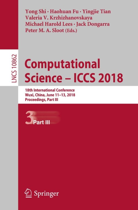 Cover image for book Computational Science – ICCS 2018