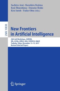 Cover image: New Frontiers in Artificial Intelligence 9783319937939