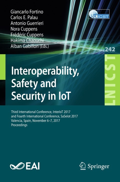 Cover image for book Interoperability, Safety and Security in IoT