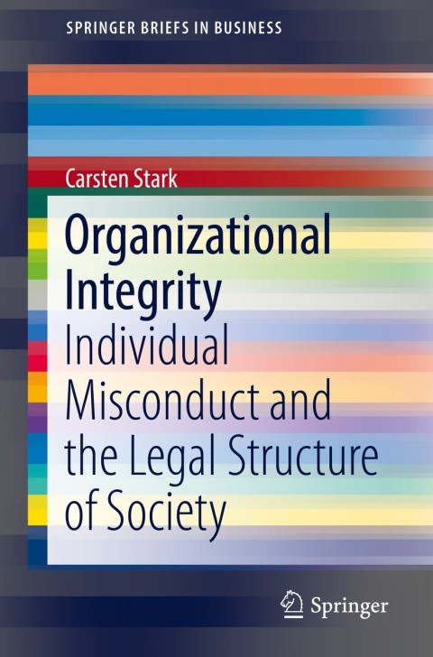 Cover image for book Organizational Integrity