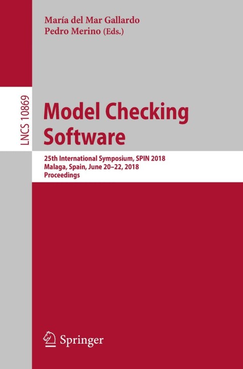 Cover image for book Model Checking Software