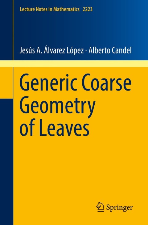 Cover image for book Generic Coarse Geometry of Leaves