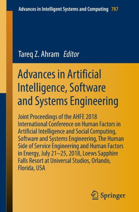 Cover image for book Advances in Artificial Intelligence, Software and Systems Engineering