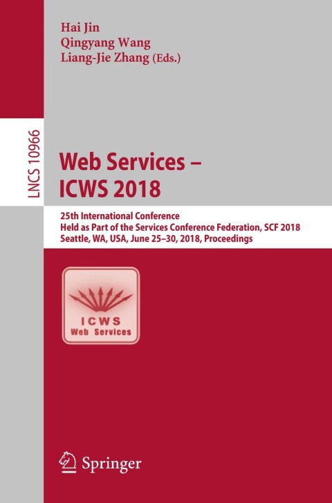 Cover image for book Web Services – ICWS 2018