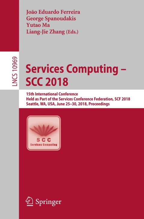 Cover image for book Services Computing – SCC 2018