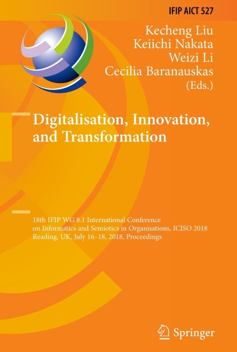 Cover image for book Digitalisation, Innovation, and Transformation