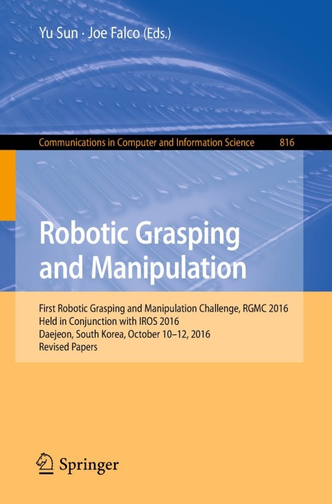 Cover image for book Robotic Grasping and Manipulation