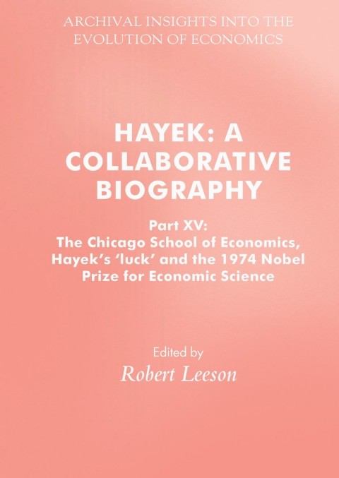 Cover image for book Hayek: A Collaborative Biography