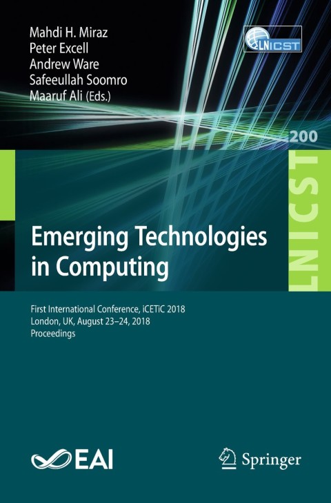Cover image for book Emerging Technologies in Computing