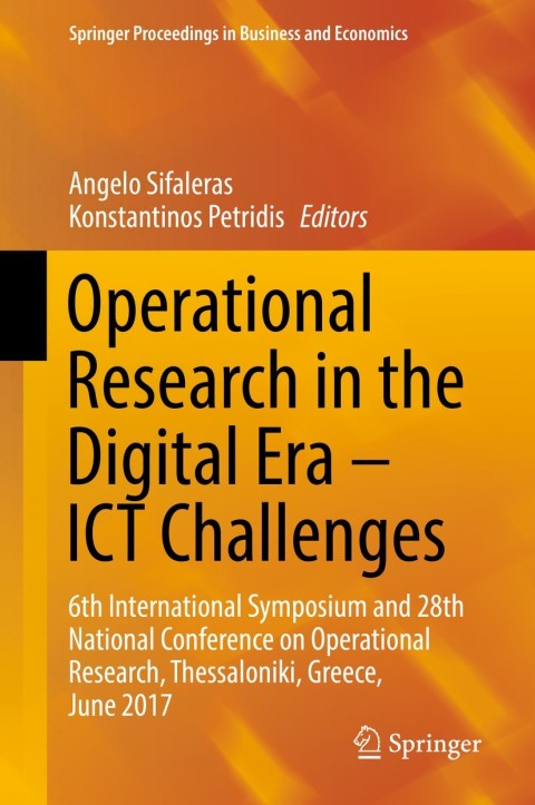 Cover image for book Operational Research in the Digital Era – ICT Challenges
