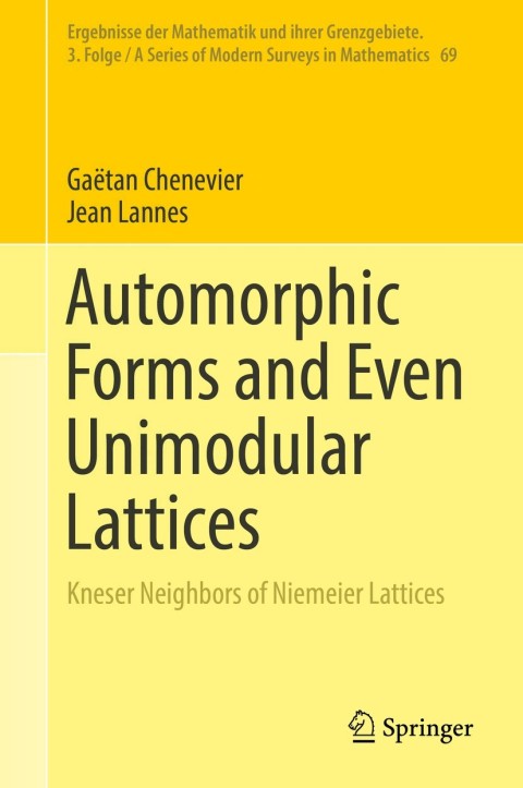 Cover image for book Automorphic Forms and Even Unimodular Lattices