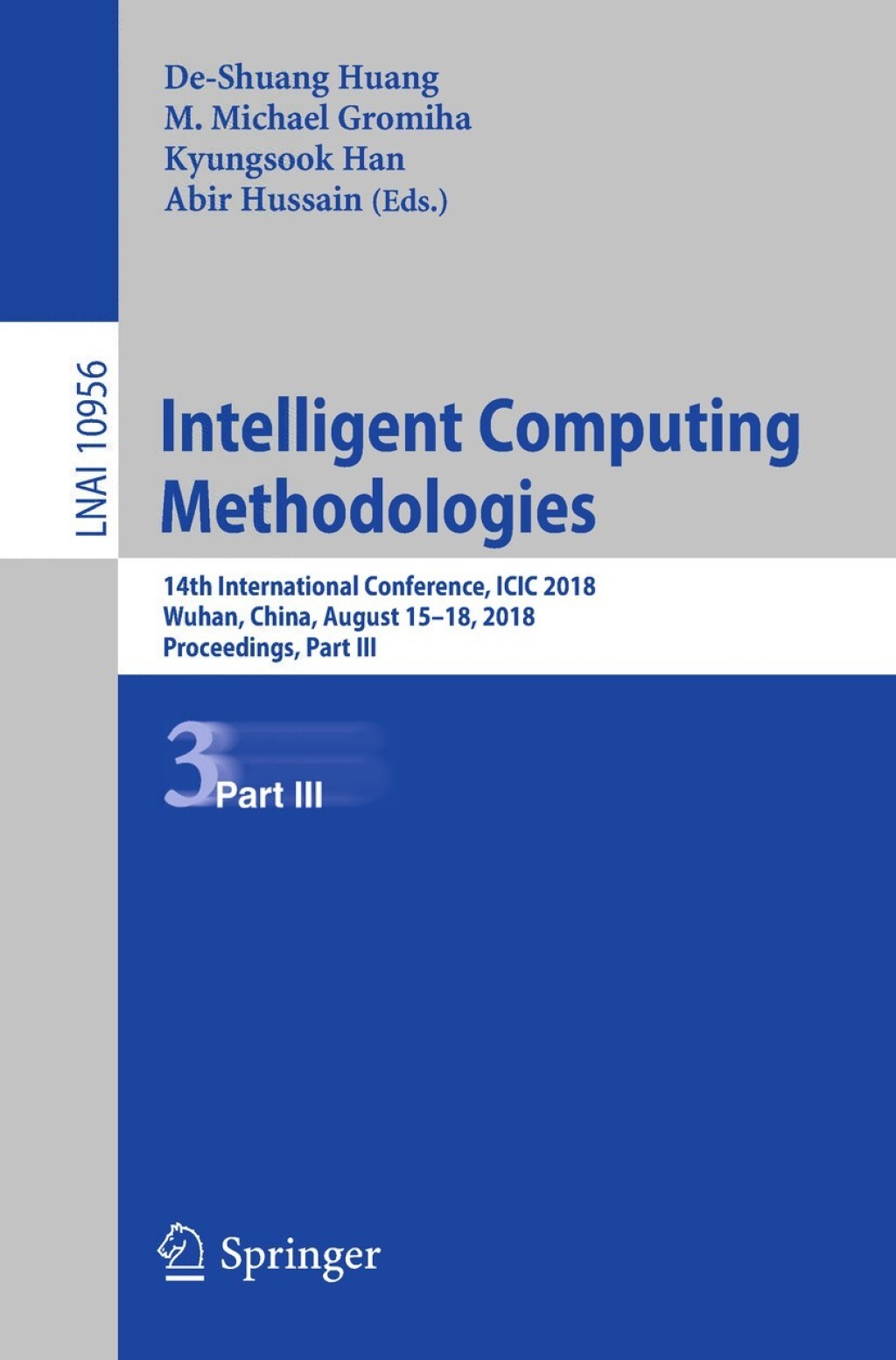 Intelligent Computing Methodologies (eBook)
