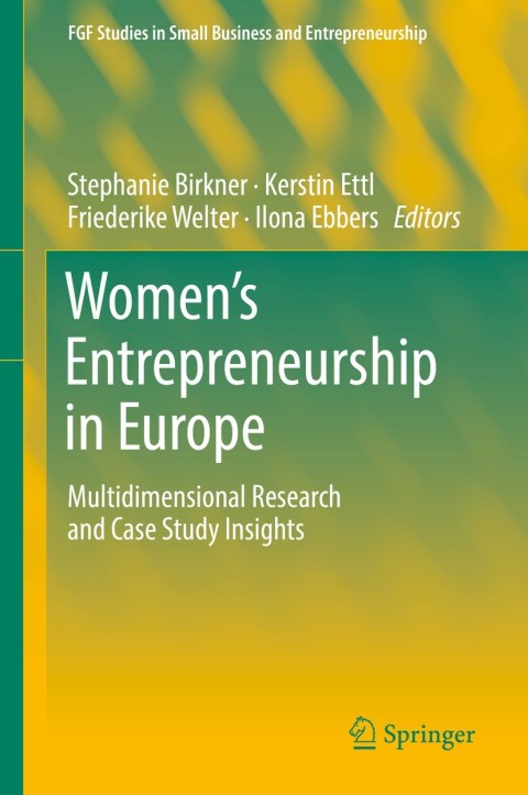 Cover image for book Women's Entrepreneurship in Europe