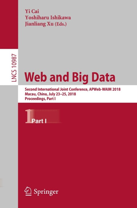 Cover image for book Web and Big Data