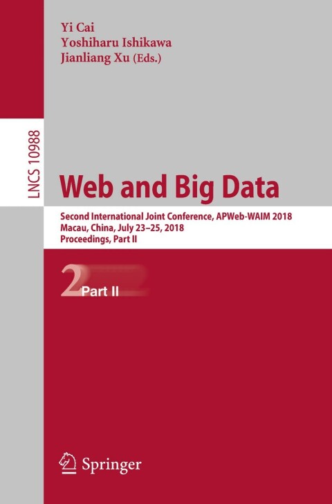 Cover image for book Web and Big Data