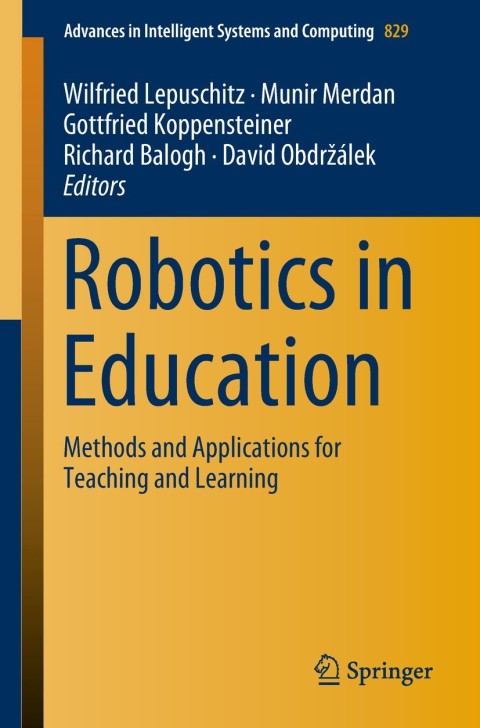 Cover image for book Robotics in Education