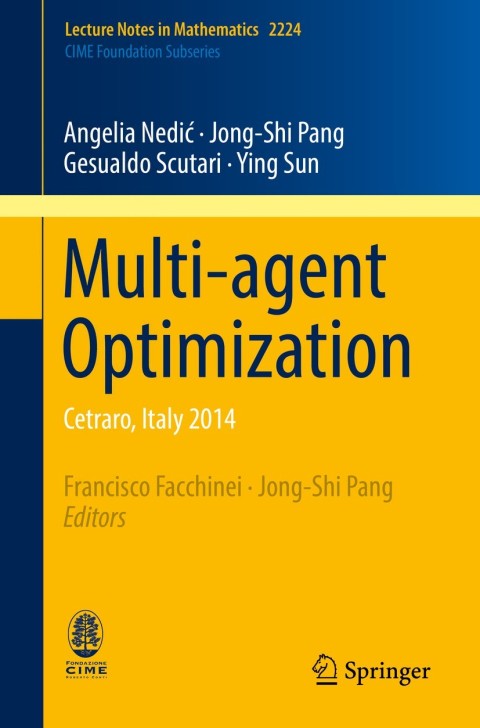 Cover image for book Multi-agent Optimization