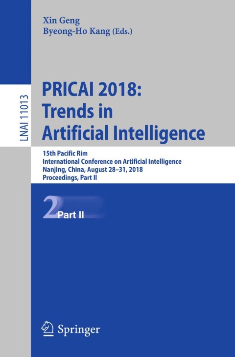 Cover image for book PRICAI 2018: Trends in Artificial Intelligence